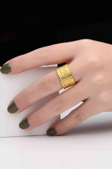 Textured Thick Band Ring | Hassle Free Cart
