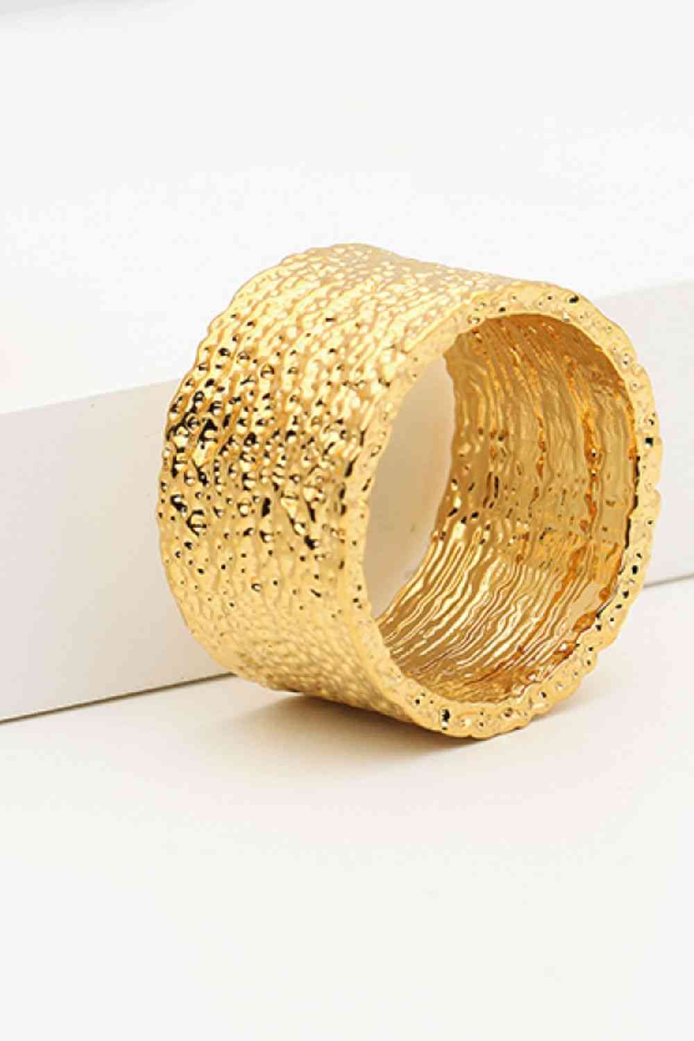 Textured Thick Band Ring | Hassle Free Cart