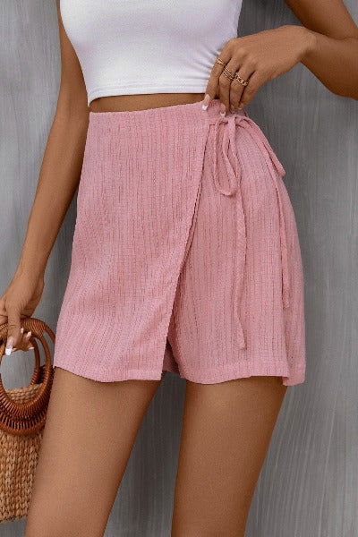 Tied High Waist Skort - Hassle Free Cart