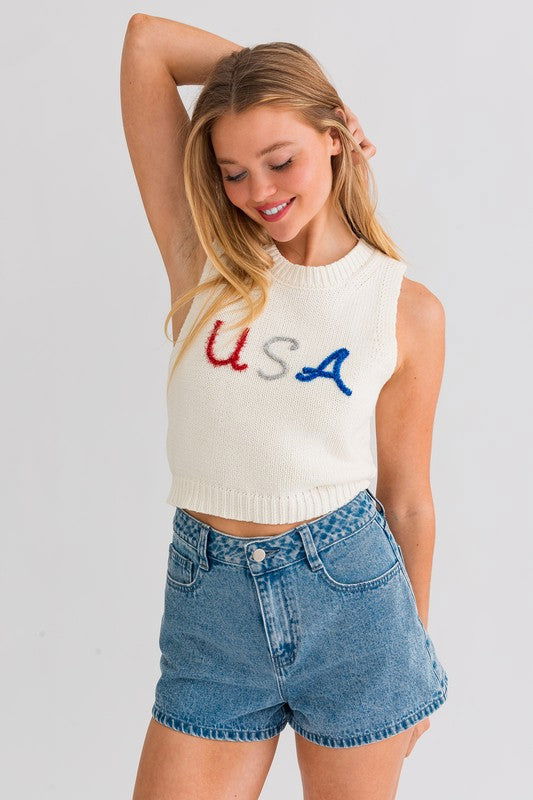 USA Knit Tank Top - Hassle Free Cart