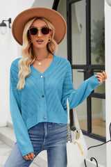 V-Neck Button Down Cardigan | Hassle Free Cart
