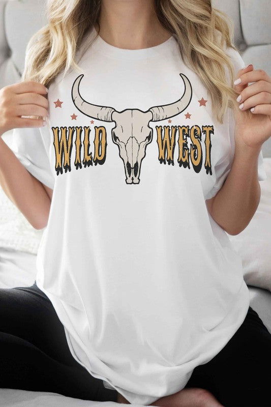 WILD WEST LONGHORN Graphic T-Shirt - Hassle Free Cart