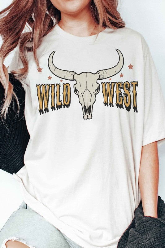 WILD WEST LONGHORN Graphic T-Shirt - Hassle Free Cart