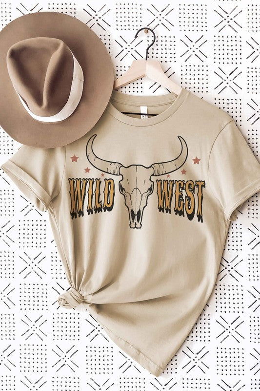 WILD WEST LONGHORN Graphic T-Shirt - Hassle Free Cart