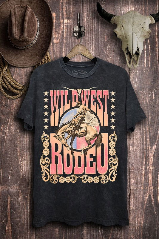 Wild West Rodeo Graphic Top - Hassle Free Cart