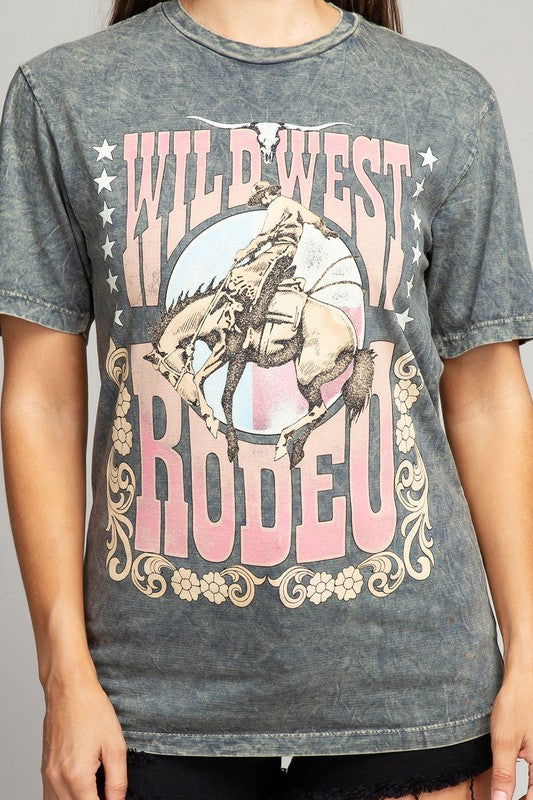 Wild West Rodeo Graphic Top - Hassle Free Cart