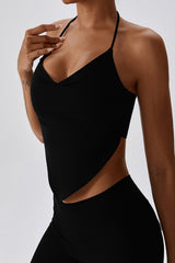 Yoga Halter Neck Sleeveless Tank Top | Hassle Free Cart