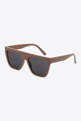 Women's Polycarbonate Wayfarer Brown Sunglasses
